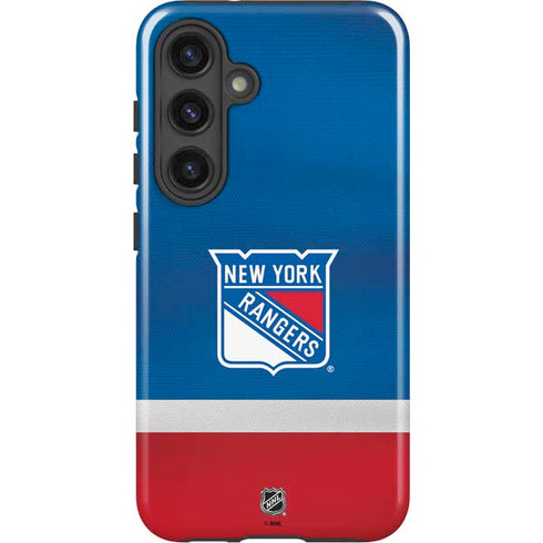NHL New York Rangers Jersey Galaxy S24 Plus Impact Case
